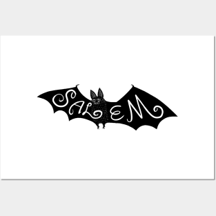 salem mass bat Posters and Art